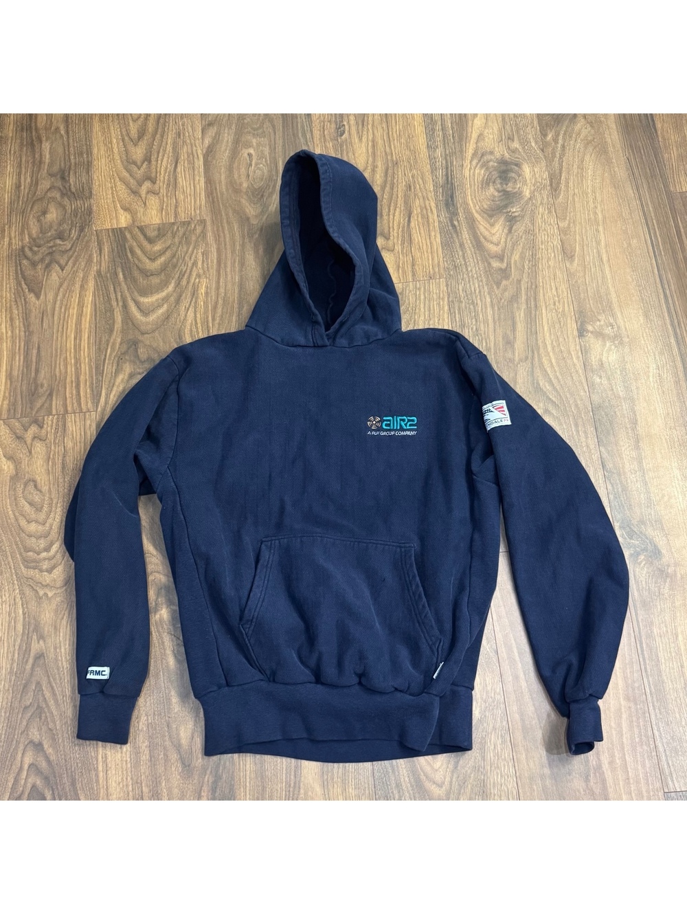 Tyndale FRMC Men’s 21 CAL CAT 2 Flame Resistant Hoodie USA Made AIR2 Navy